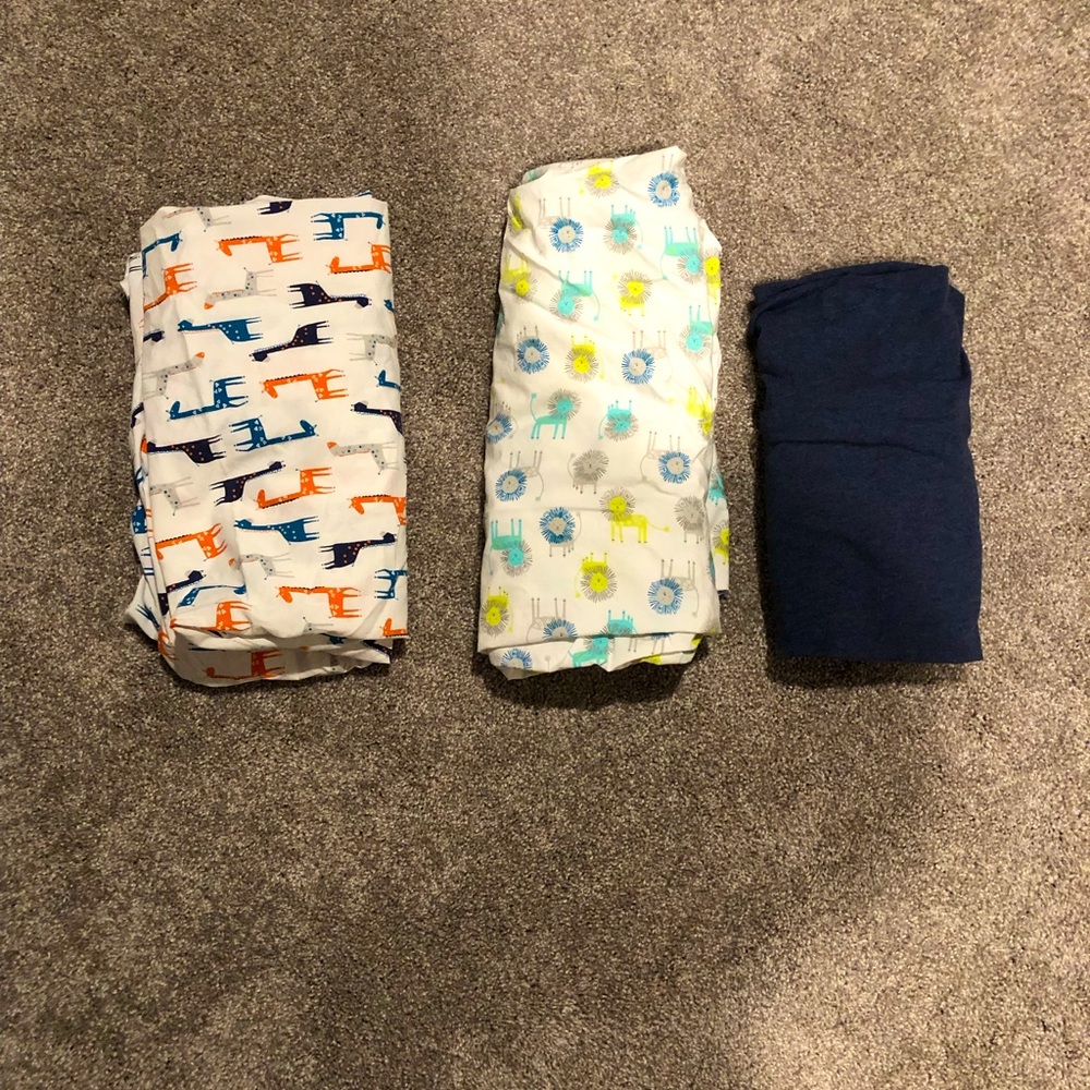 Pottery Barn Kids Crib Sheets and Mattress Pad